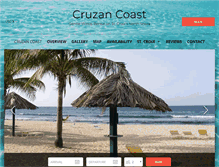 Tablet Screenshot of cruzancoast.com